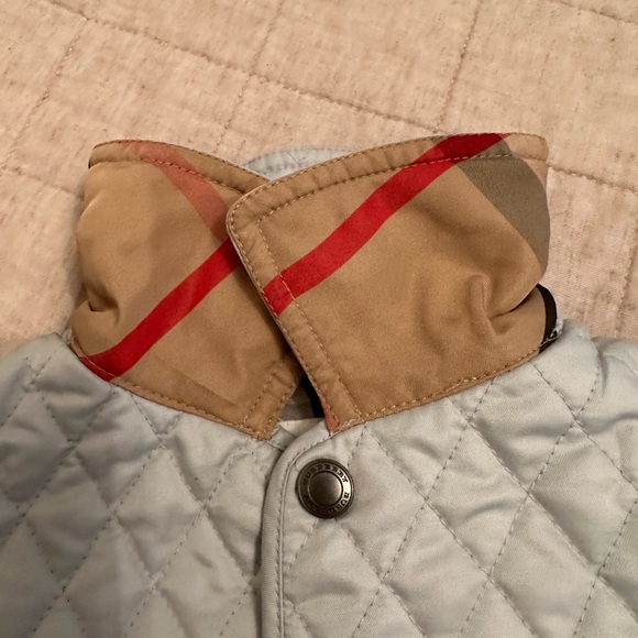 Children’s Burberry Jacket- 12 months Powder Blue - Picture 3 of 8